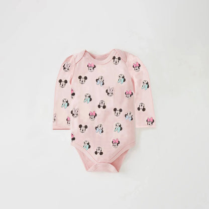 Mickey Mouse Baby Boy Stram pler Baumwolle lange Ärmel Baby Baby Boy Mädchen Overall Baby Mädchen einteilig & Body