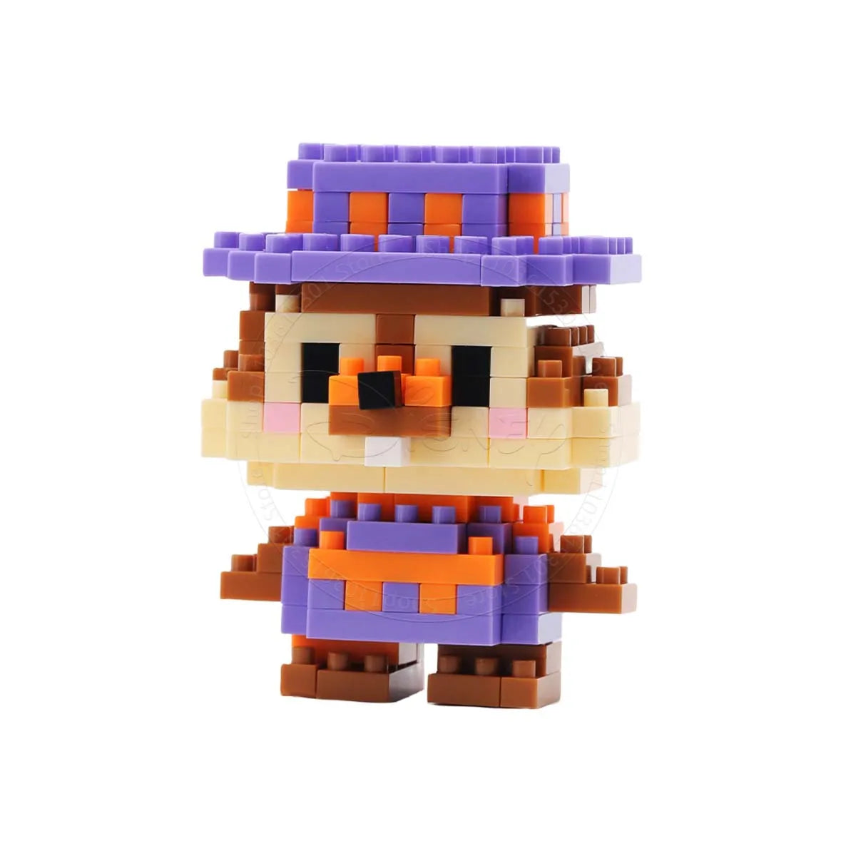 Stitch Disney Princess Elsa LinaBell Building Blocks Mickey Mouse Duck Mini Action Figures Blocks Assemble Toys Brick Kids Gifts