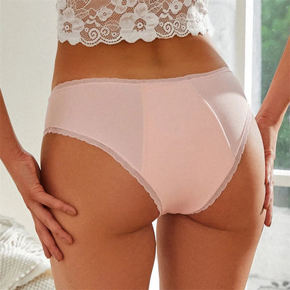 Women Sexy Lace Leak Proof Menstrual Period Panties Physiological Antibacterial Briefs Pants Leakproof Female Period Underwear