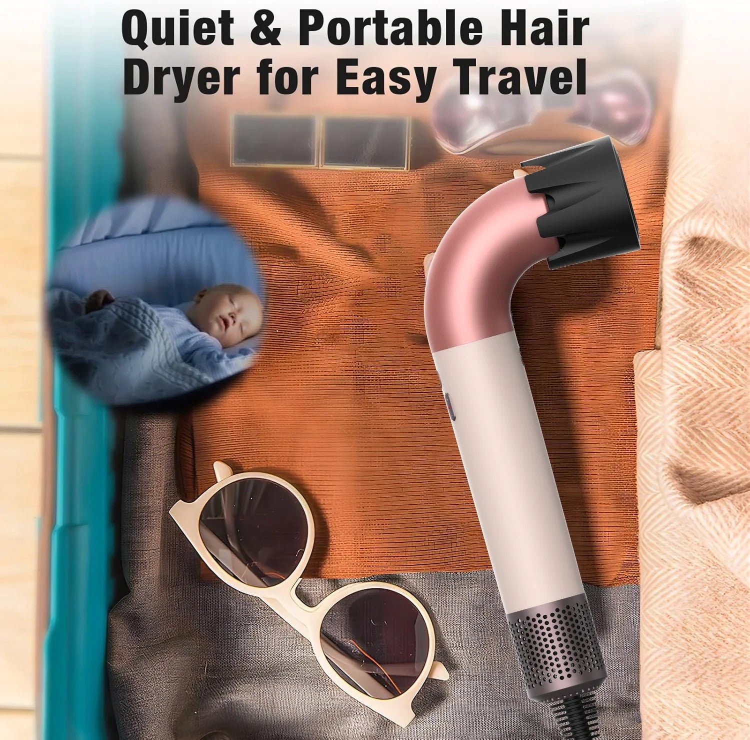 Super Hair Dryer Leafless Hair dryer Personal Hair Care Styling Negative Ion Tool Constant Anion Electric  Dryers.