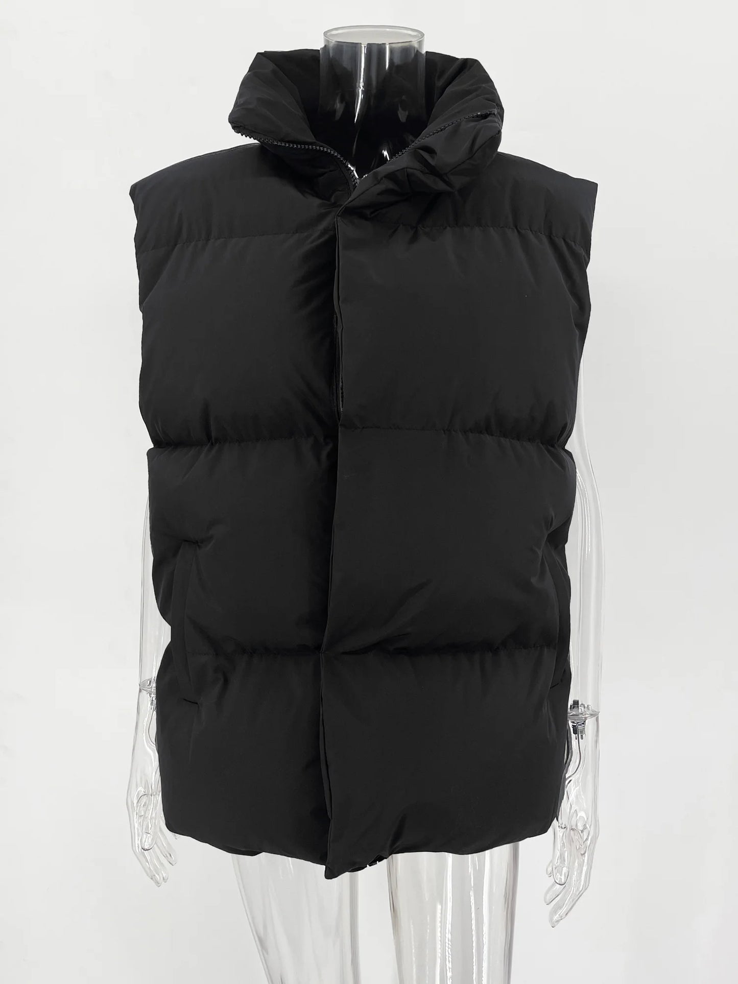 Talenza Damen-Weste aus Baumwolle, neu, ärmellos, sportlich, lässig, einfarbig, Winter, warme Weste, Jacke, Weste, Damen-Baumwolljacke.