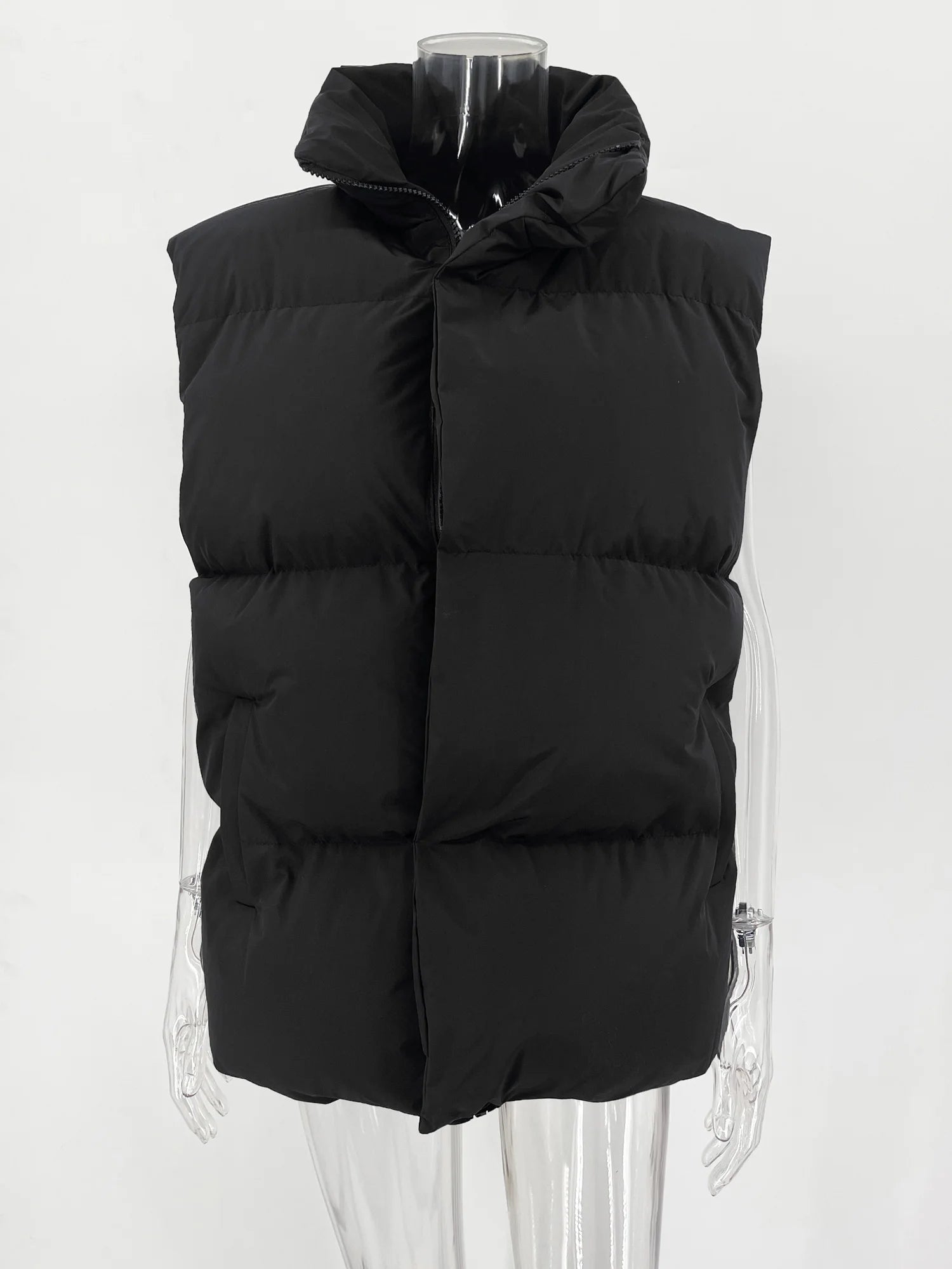 Talenza Damen-Weste aus Baumwolle, neu, ärmellos, sportlich, lässig, einfarbig, Winter, warme Weste, Jacke, Weste, Damen-Baumwolljacke.