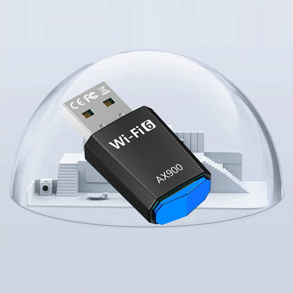 AX900 Driver-Free Wireless Network Card Dual-Band WiFi 6 USB Adapter 900Mbps WiFi Adaptador 2.4G&5GHz for Laptop Windows 7 10 11.