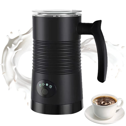 Automatic 4-in-1 Hot Cold Electric Milk Frother 350ML 400W Foam Maker Latte Cappuccino Coffee Warmer Home Barista Kitchen.
