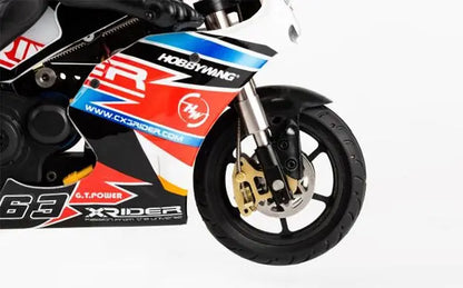 RC X-Rider 1/10 Remote Control GP Motorcycle CX3-EVO Brushless with Gyroscope High Speed Violence Model Rc Cars for Adults.