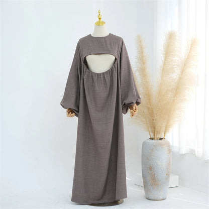 Ramadan Breastfeeding Outfit Prayer Clothes Khimar Abaya Dubai Islam Muslim Hijab Dress Women Kebaya Robe Ensembles Musulmans.