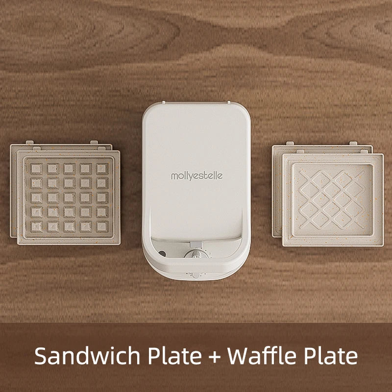 600W Electric Sandwich Maker Waffle Maker Multi-baker Breakfast Machine Toaster Baking Pancake Sandwichera Double Side Heat