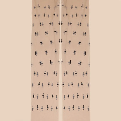 Sexy Printed Black Silk Stockings Thin Women's Base Layer Tights Diamond Pattern Anti-Catch Home Long Tube Socks Summer Thin.