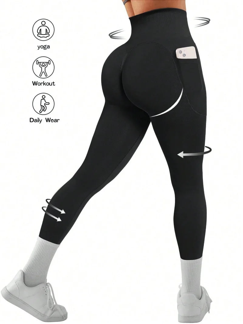 Sexy Scrunch Leggings Push Up Tights Woman Back Gym Sport Women Fitness Legging Butt Lift Yoga Pants.