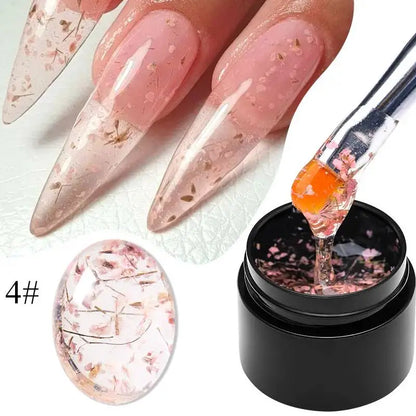 Mtssii 8ML Quick Extension Nail Gel Vernis Nude Milk White Gel Nail Polish UV Semi Permanent Nails Art For Manicure Tools.