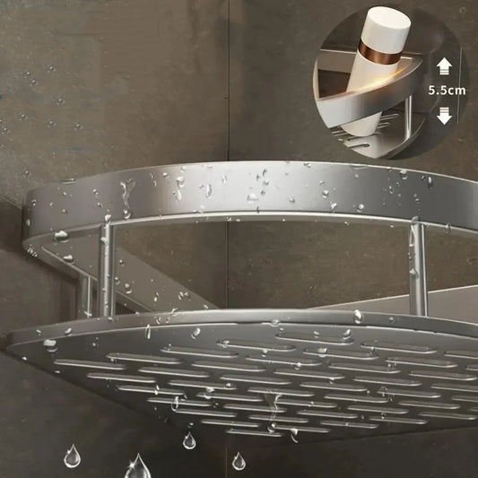 Badezimmer-Aufbewahrungsregal, umweltfreundlich, recycelbar, Stützregal, Shampoo, Dusche, Seife, Lösung, Organizer, Haushaltsprodukte