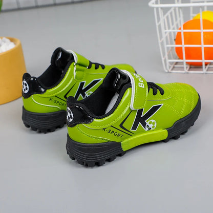 Soccer Cleats for Kids 2024 New Children Football Cleats Fashion Firm Ground Soccer Shoes.