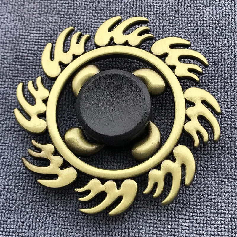 New Bronze Metal Alloy Fidget Spinner R188 Mute Bearing Hand Spinner Fingertip Gyro Stress Relief Toys For Kids Adult.