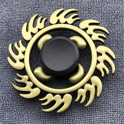 New Bronze Metal Alloy Fidget Spinner R188 Mute Bearing Hand Spinner Fingertip Gyro Stress Relief Toys For Kids Adult.