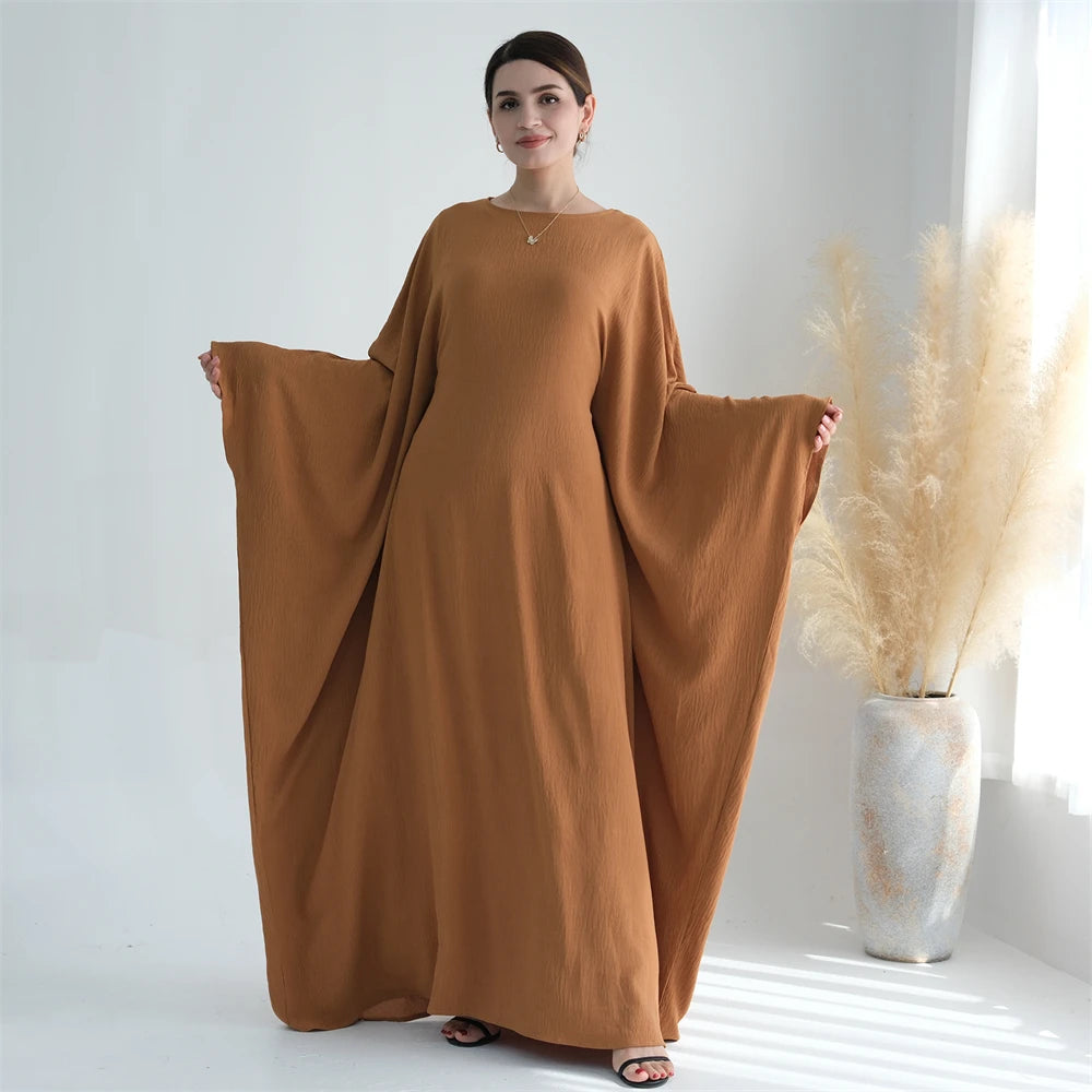 Ramadan Eid Baumwolle Leinen Khimar Abaya Set Dubai Muslim Sets Hijab Kleid Kaftan Abayas Kaftan Marocain Femme Vestidos Para Mujer
