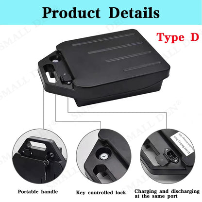 Harley battery 60V 12Ah 15Ah 18Ah 21Ah 24Ah Lithium cell pack Original With BMS For 1800W E-scooter motorcycle +67.2V 3A Charger.