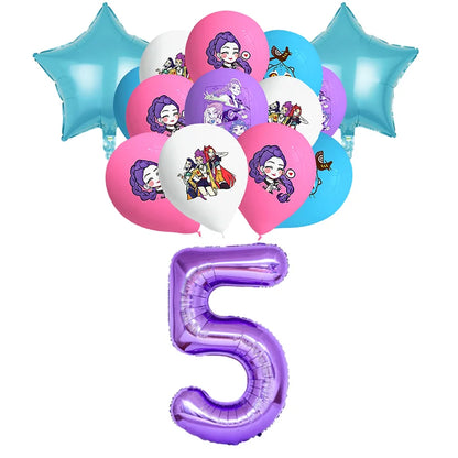 Kpop Demon Hunters Birthday Decorations Kpop Demon Hunter Birthday Theme Party Favors Supplies Plates Cup Balloons Backdrop Gift