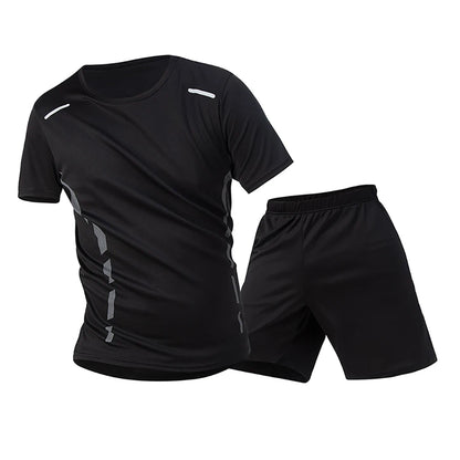 1/2/4 Piece Men's Quick Drying Sports Suit Casual Breathable Short Sleeved T-shirt Pocket Versatile Shorts For Teenagers To Wear