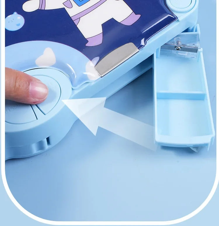 Astronaut multifunktion ale Büro Briefpapier Box Grundschule Schüler große Kapazität Feder mäppchen Cartoon Geschenk 6-teiliges Set