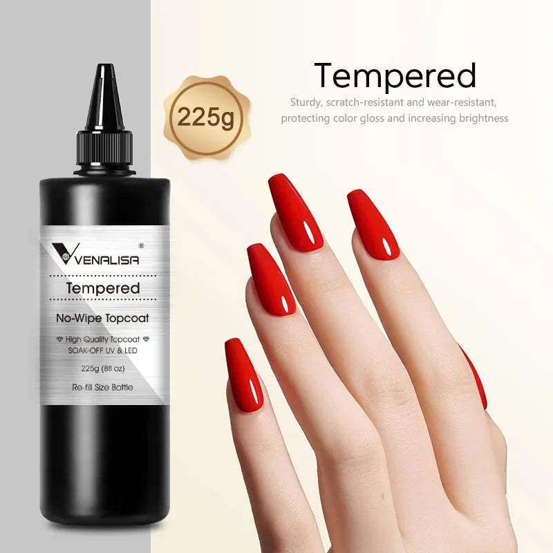 Venalisa Brand 225g Extension French Acrylic Gel Soak Off LED Camouflage Color Hard Jelly Fast Dry Nail Building Extend Gum Gel.