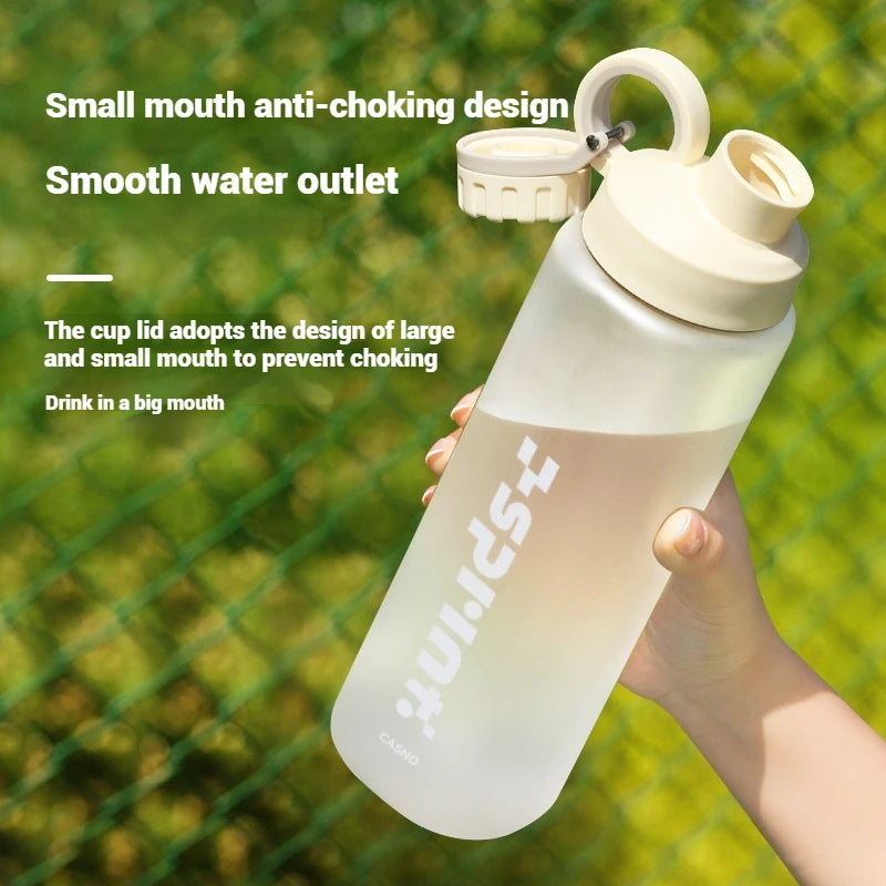2025 New Sport Plastic Water Cup Large Capacity Portable Summer Anti-Fall High-Temperature Resistant With Tea Separator.
