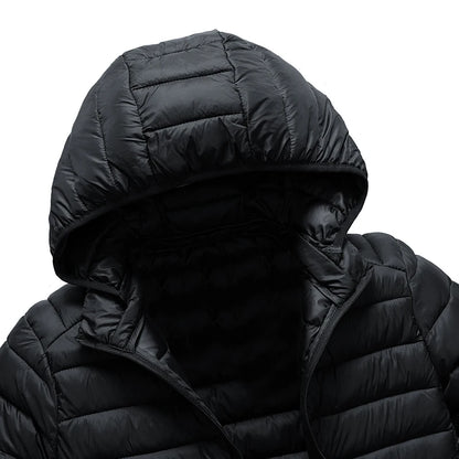 Men Parka Autumn Winter Warm Waterproof Jackets and Coats Mens Hooded Casual Outwear Detachable Hat Black Parkas Coat Male