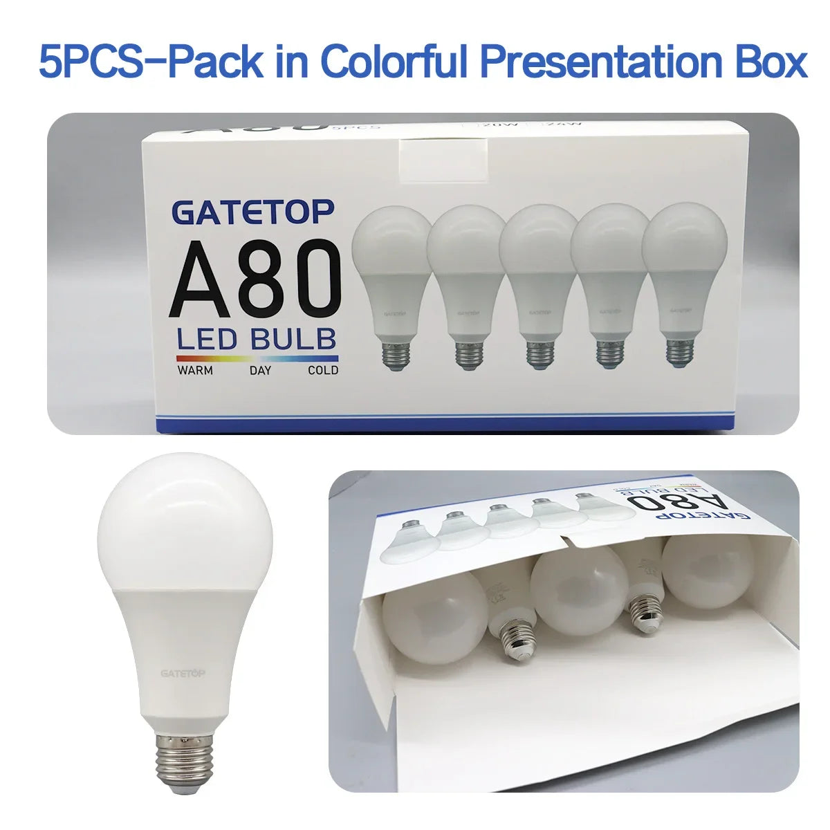 5 stücke E27 Led-lampe Lampen AC 220 V 110 V Glühbirne Real Power 20 W 18 W 15 W 12 W 10 W 9 W 8 W Lampada Wohnzimmer Hause LED Bombilla.