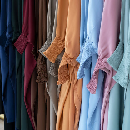 Ramadan Muslim Robe 2 Piece Set Mommy & Kids Prayer Garment Hijab Dress Women Girls Hooded Abaya Niqab Islam Dubai Eid jilbab