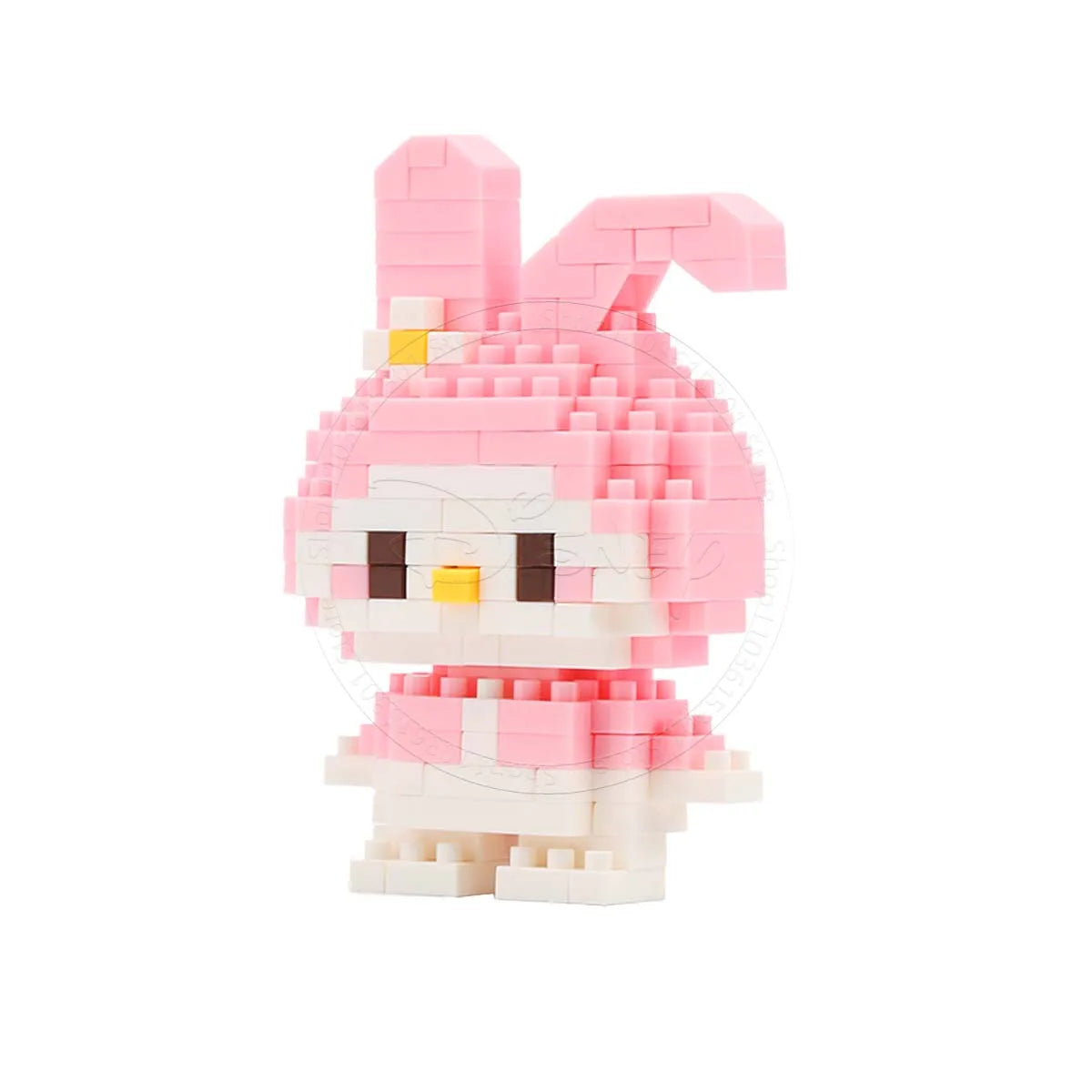 Stitch Disney Princess Elsa LinaBell Building Blocks Mickey Mouse Duck Mini Action Figures Blocks Assemble Toys Brick Kids Gifts.