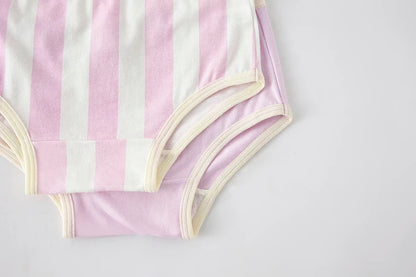 3Pcs/lot Kids Panties 7 Collections Chirdren's Underwear Lovely Girls Briefs Floral Grid Cute Pants Baby Dots Cotton Underpants