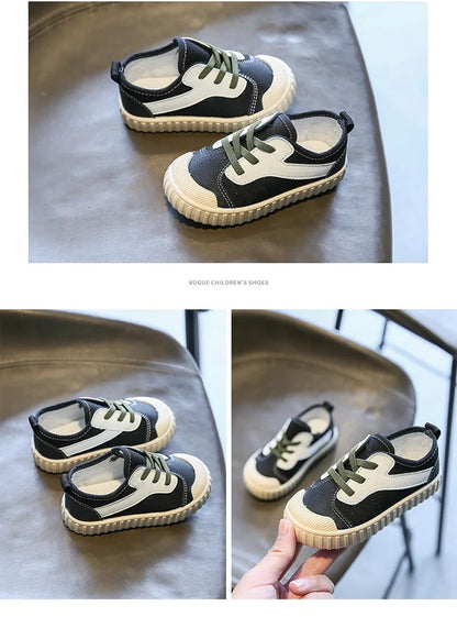 Kids Casual Shoes Boys Sneakers Girls Canvas Shoes Fashion Classic Breathable Soft Spring Autumn 2023 Brand New Children Shoes.
