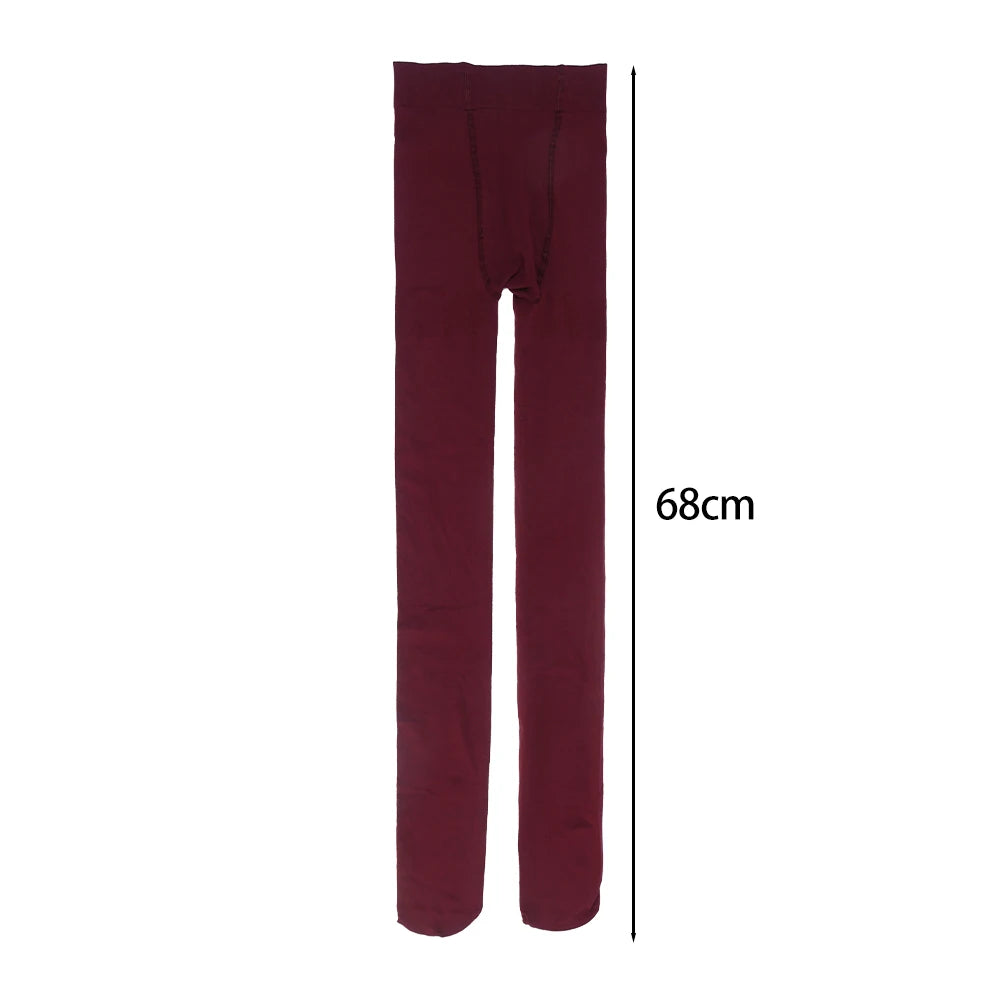 1/2Pcs Sexy Wine Red Stocking Women Girl Burgundy Thin Thick Elastic Tight Vintage Anti-Hooker Comfortable Pantyhose Accessory