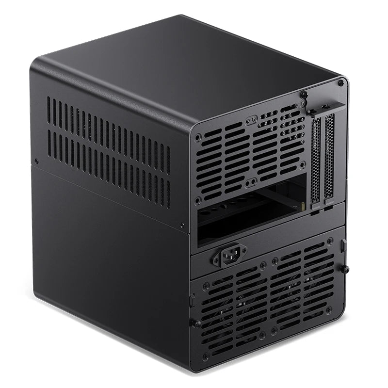 JONSBO N3 NAS Mini Case All-In-One Aluminum ITX Chassis 8 Hard Disk Location Support 130mm CPU Cooler 250mm Graphics Card.