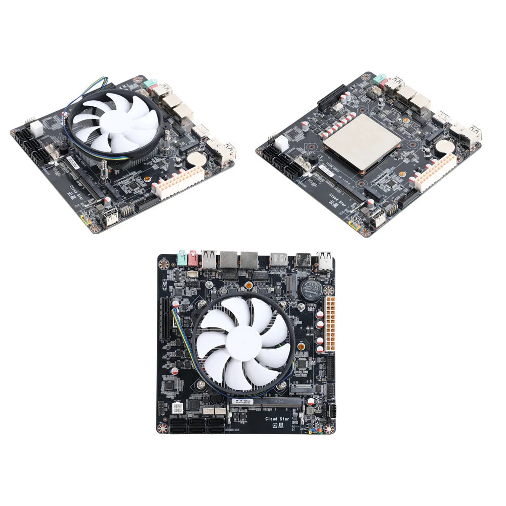 N150 NAS Motherboard 6 SATA 3.0 2x i266-V 2.5G DDR4 ITX NAS Board 2x M.2 Nvme For DIY Home NAS All in One.