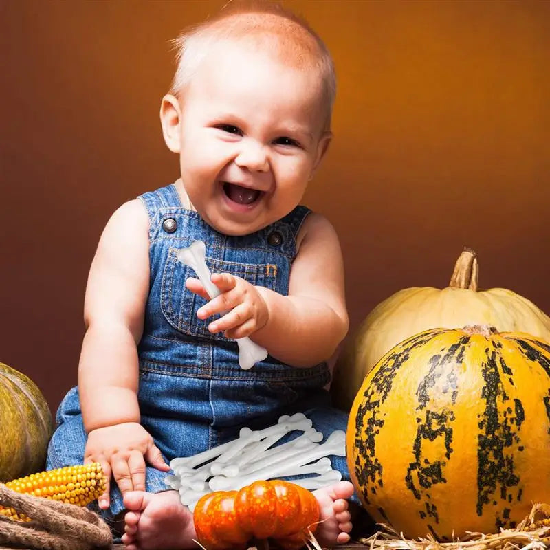 36Pcs Knochen Gefälschte Menschliche Simulation Knochen Halloween Horror Prop Kunststoff Knochen Menschliches Knochen Requisiten Party Zubehör Festival Dekore.