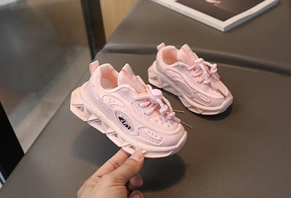Baby Shoes2023 Spring Autumn New Boys and Girls Light Up Clunky Sneaker Small and Medium-sized Children's Soft Soled Baby Shoes.
