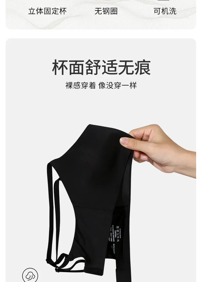 Seamless Bras for Women Small Chest 1/2 Cup Push Up Bra Non-Wire Bra Women Support Underwear Sexy Lingerie Female Intimates.