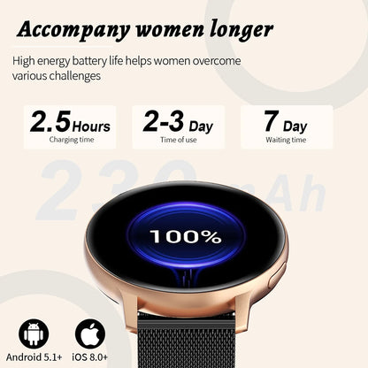 LIGE Bluetooth Call Smart Watch Women Custom Dial Steel Watches Men Sports Fitness Tracker Heart Rate Smartwatch For Android IOS.