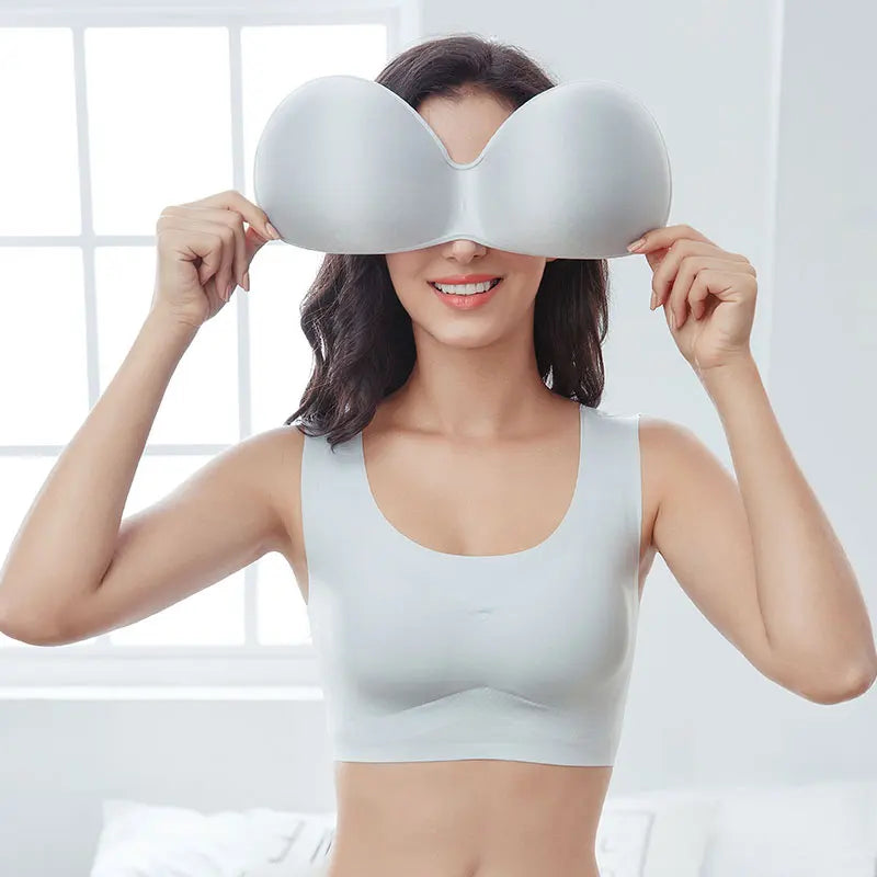 Big Size M-5XL 6XL 7XL Vest Bra Seamless Intimate Sexy Sleeping Bra For Women Soft Comfortable Sleep Active Bra Sport Bra 7XL BH.