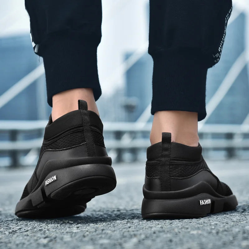 Men Shoes New Loafers Comfortable Fashion Mesh Man Casual Sneakers Couple Shoes Lightweight Non-slip Walking Footwear Size 48.