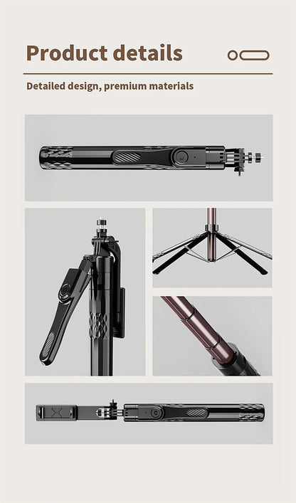 FGCLSY new 360° Rotation Gimbal Stabilizer ,Selfie Stick Tripod for Smartphone Camera With Bluetooth shutter Stabilizer for Live.