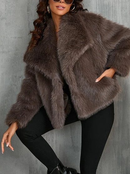 TWOTWINSTYLE Solide Temperament Jacken Für Frauen Revers Langarm Patchwork Tasten Designer Mäntel Weibliche Mode Stil Kleidung