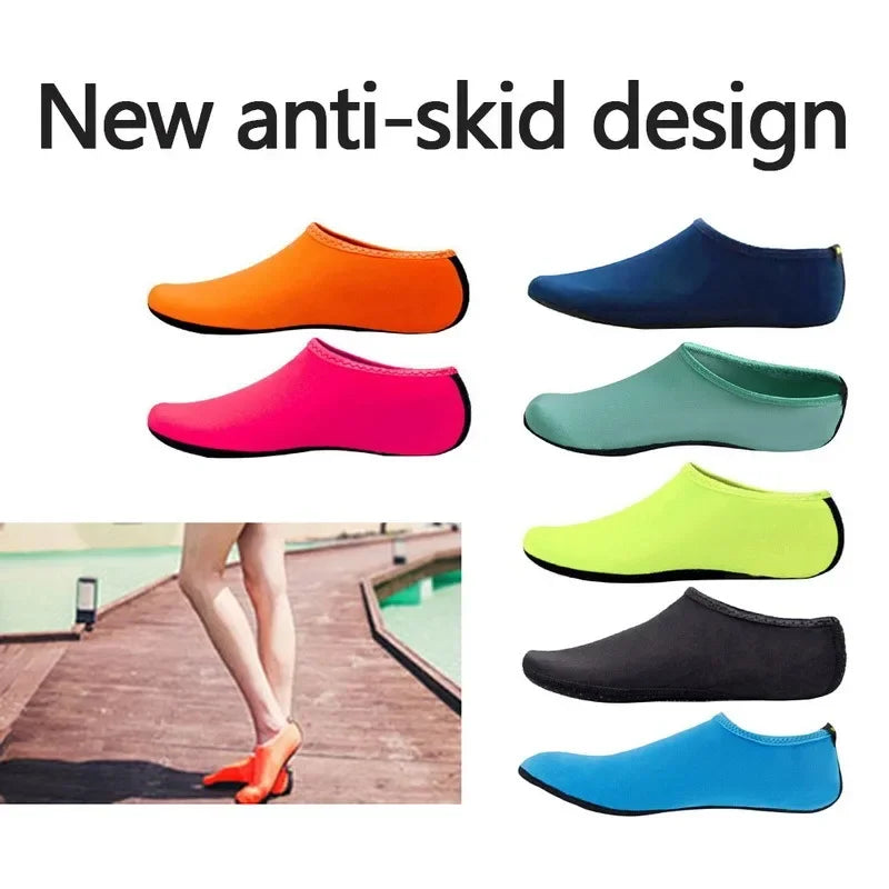 Women Beach Water Shoes Beach Sneaker Socks Man Barefoot Yoga Shoes Quick-Drying Surfing Swimming Shoes Barefoot Water Skin Sock.