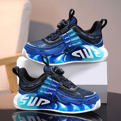 Autumn New Design Children Sneaker Boy Sports Shoes Fashion 4 To 12 Years Kids School Tennis Shoes Boy Casual Sneaker.