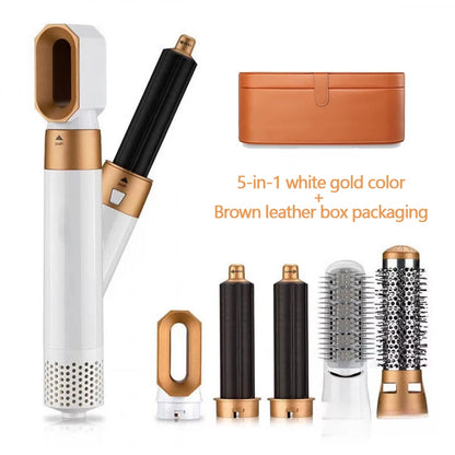 Multi Functional 5-in-1 Electric Hair Brush Dyson Airwraps Hair Dryer Brush Hot Air Comb Straight Hair Brush Curling Iron.