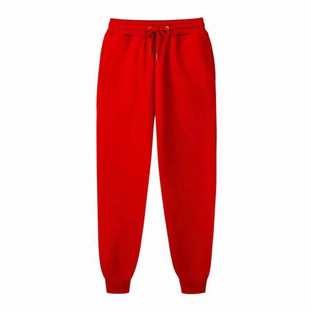 Men's Sweatpants Spring Autumn Fleece Pants Sport Long Pants Casual Drawstring Pockets Trousers Oversize Sweatpants For Men.