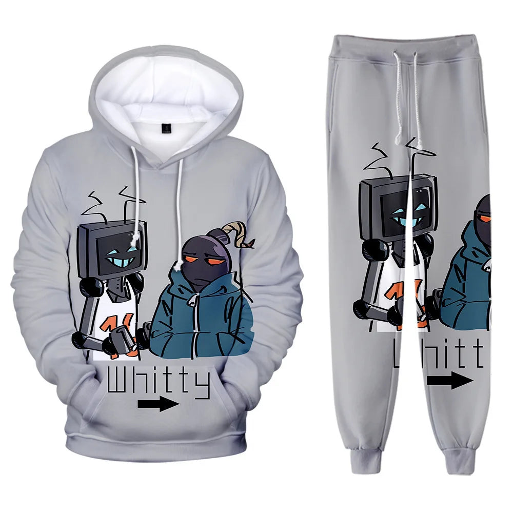 Friday Night Funkin 3D Print kids Tracksuit Set Casual Hoodie+Pants 2pcs Sets Spring Autumn Oversized Sweatshirt Fashion Clothes.