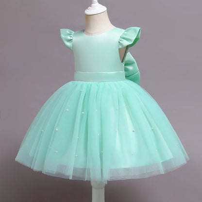 Die kleine Meerjungfrau elegante Prinzessin Spitze Kleid Kinder kleider für Mädchen Vintage Kinder Geburtstags feier Kleider Weihnachts kleidung.