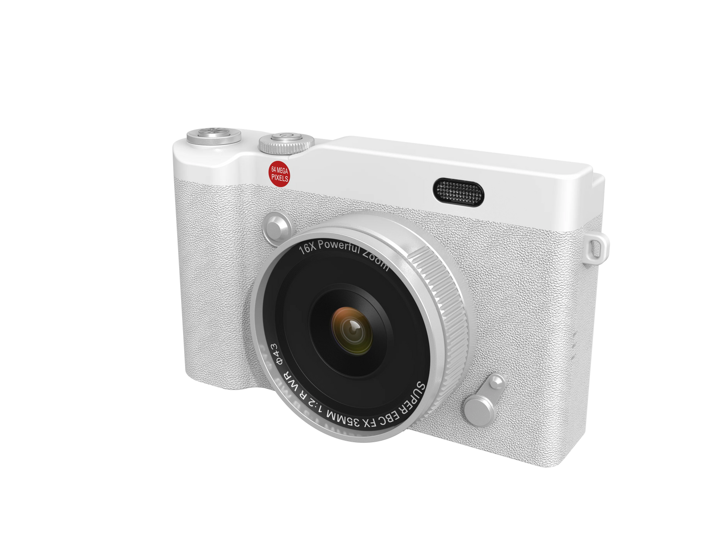 CCD Retro Video Recorder 4K Digital Camera 2.4 Inch 16X Digital Zoom 180° Flip Screen Selfile Compact Digital Photography Camera.