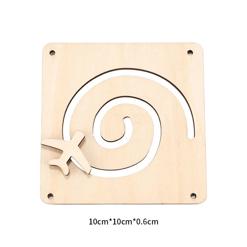 Busy Board Accessories DIY Toy Part Wooden Toys Metal Locks Leather Buckle Montessori Educational Games Intellectual Development.